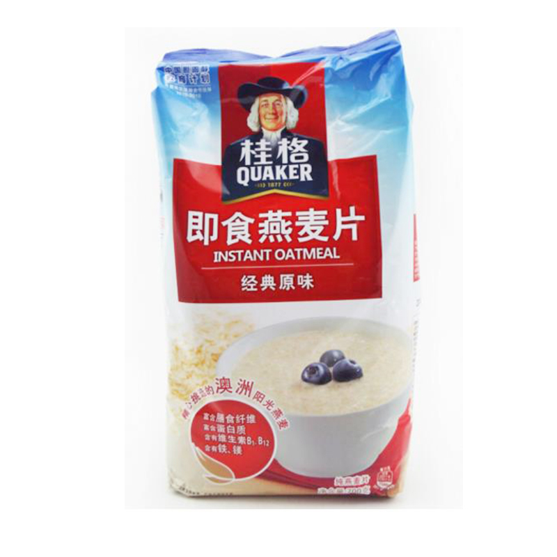 桂格(quaker)桂格 即食燕麦片 经典原味 700g 纯燕麦片 粗粮谷物早餐