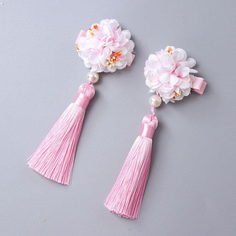 儿童古代头饰古风汉服发夹古装复古中国风公主小孩头花女童发饰夹