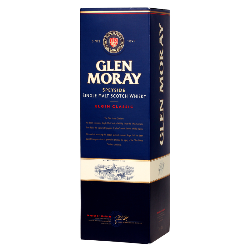 格兰莫雷（Glen Moray）洋酒 经典 原味 斯佩塞 单一麦芽 威士忌 700ml主图5