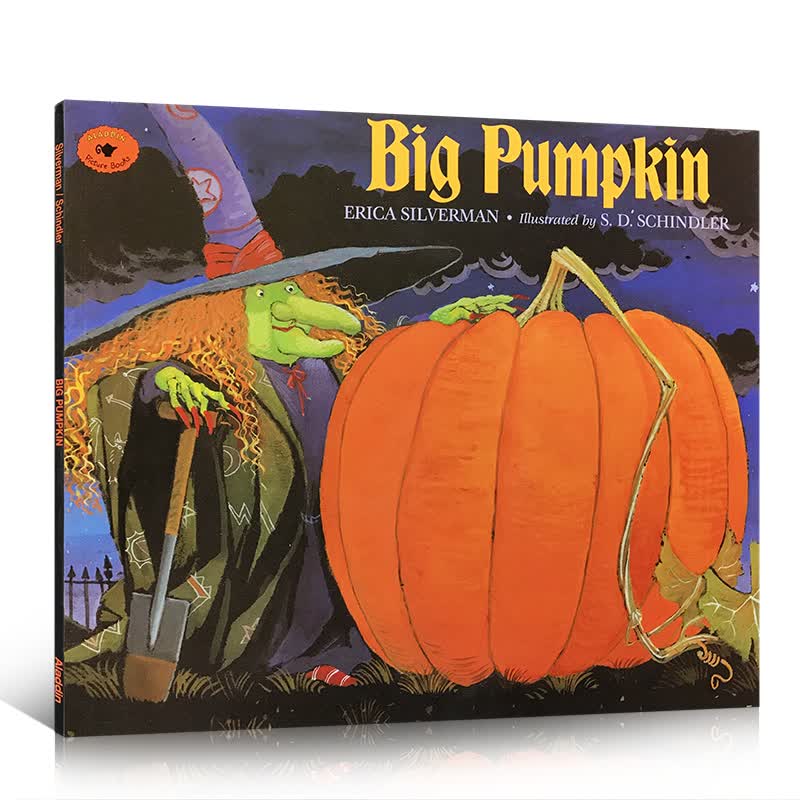 英文原版 Big Pumpkin 万圣节的大南瓜 张湘君书单 儿童节日庆典睡前小故事 充满想象力