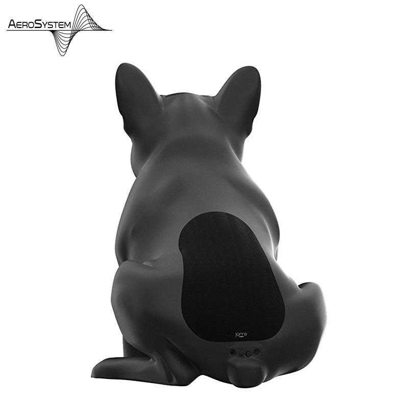AERO SYSTEM法国官方斗牛犬无线蓝牙音响低音炮手机便携电脑桌面音箱音响(JARRE) AeroBull XS1斗牛犬音箱-黑色