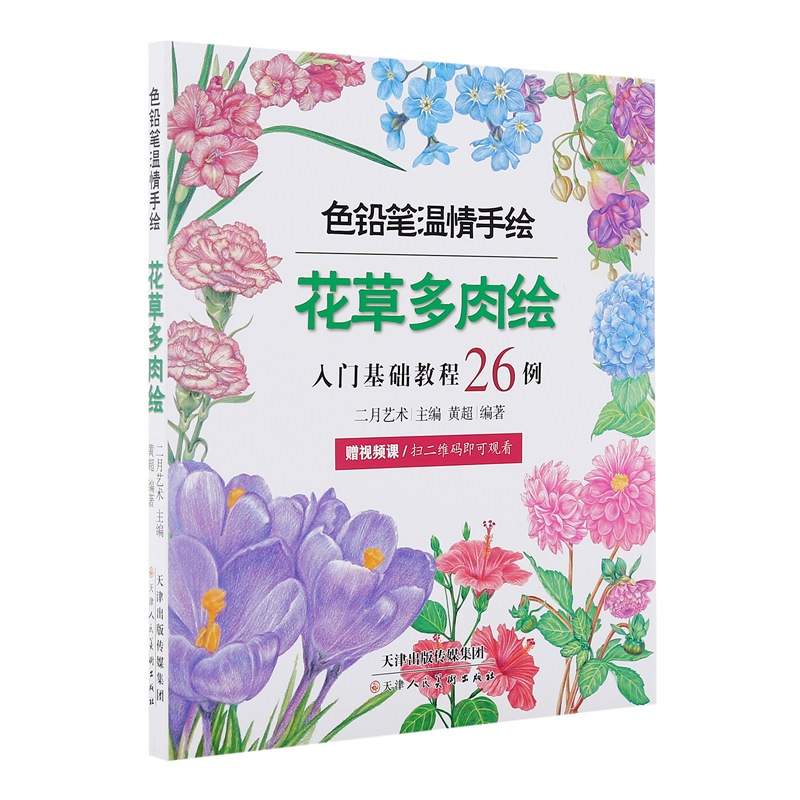 色铅笔温情手绘  花草多肉绘