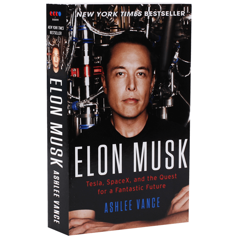现货英文原版 elon musk 硅谷钢铁侠 特斯拉之父 埃隆马斯克传 企业