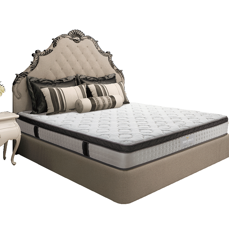 穗宝(SYMBOL)床垫 高级双层弹簧系统结构 超薄独立袋装弹簧25cm床垫 释压舒睡 欧洲之心 图片色 150*200cm