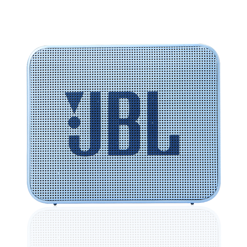 JBL GO2 音乐金砖二代 便携式蓝牙音箱+低音炮 户外音箱 迷你小音响 防水设计 儿童在线学习 居家教育 湖冰蓝