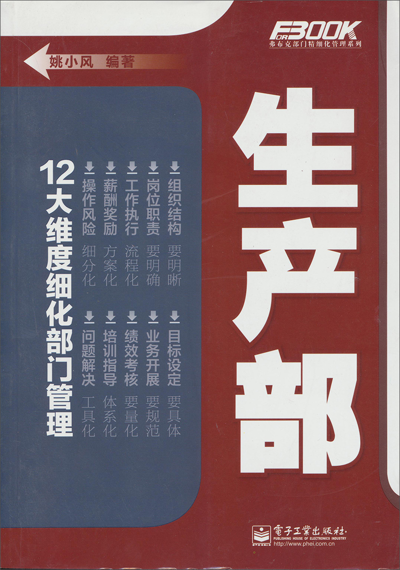 弗布克部门精细化管理系列:生产部