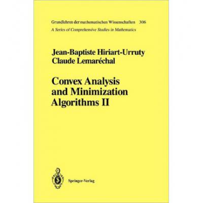 预订 Convex Analysis and Minimization Algorithms ...