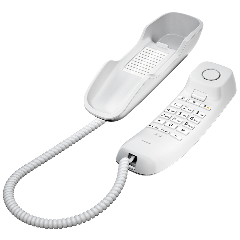 集怡嘉(Gigaset)原西门子品牌 电话机座机 固定电话 办公家用 壁挂桌墙两用 酒店浴室 6002白色