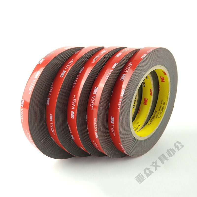 3m 5925vhb泡棉双面胶带 高粘强力无痕耐高温胶带汽车装饰品固定双面