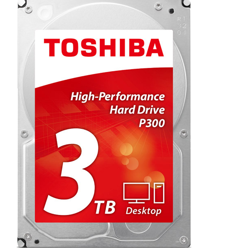 东芝（TOSHIBA）P300 3.5英寸7200转64M SATA3 PMR垂直台式机械硬盘可监控 P300 系列 3TB26146565083