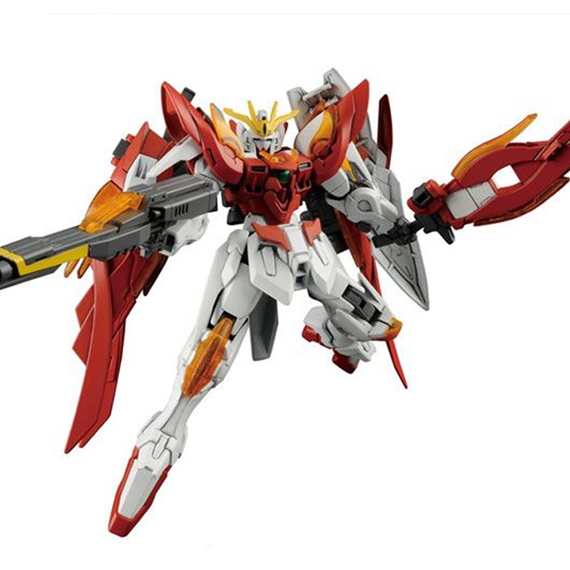 bandai万代高达gundam拼插拼装模型玩具 hg版 创战者bf炎零式飞翼敢达