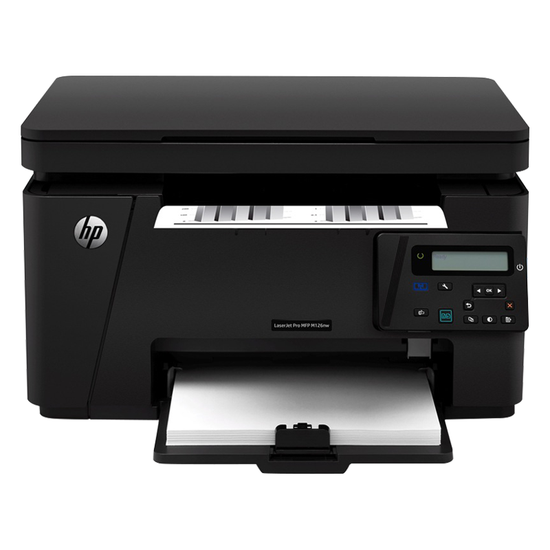 惠普（HP） HP/惠普 M126NW 黑白激光一体机 打印复印扫描无线网络打印机1626105516