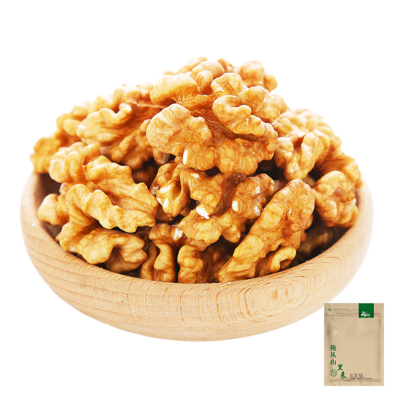 野三坡生核桃仁500g 新货原味新疆核桃仁肉纸皮坚果特产