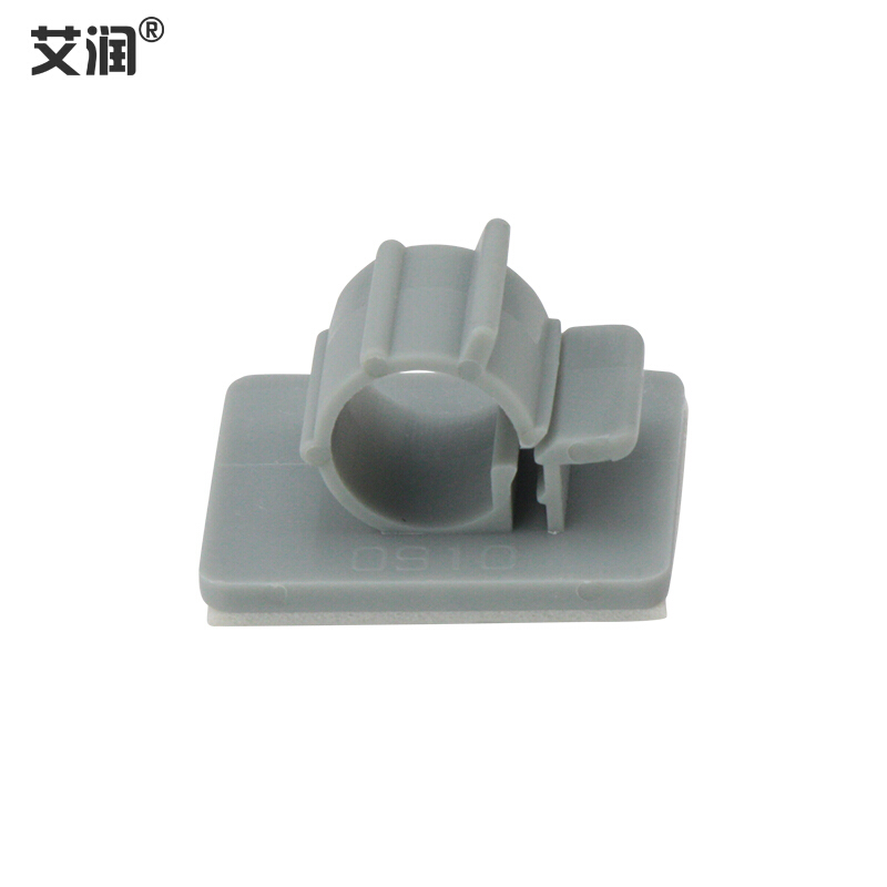 器2分3分pe管固定卡子1/4管子3/8固定底座带胶夹子软管墙卡箍 3分pe管