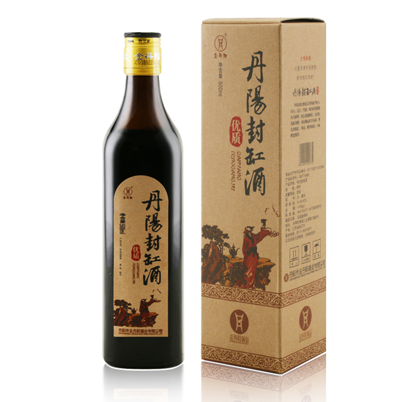 5°丹阳封缸酒 优质甜型黄酒糯米酒 无添加剂 原浆酒 500ml*1瓶