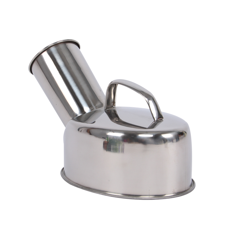 衡羽男女接尿壶 接尿器 尿桶 加厚不锈钢接尿器 不锈钢便盆导尿器