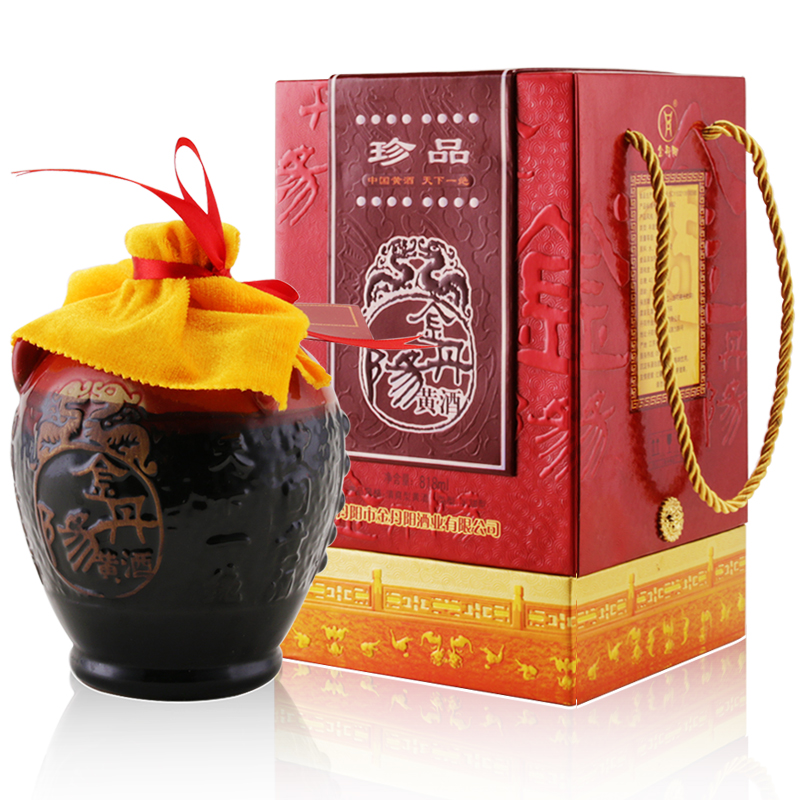 5°十年陈珍品坛装黄酒礼盒 818ml 半甜型糯米黄酒