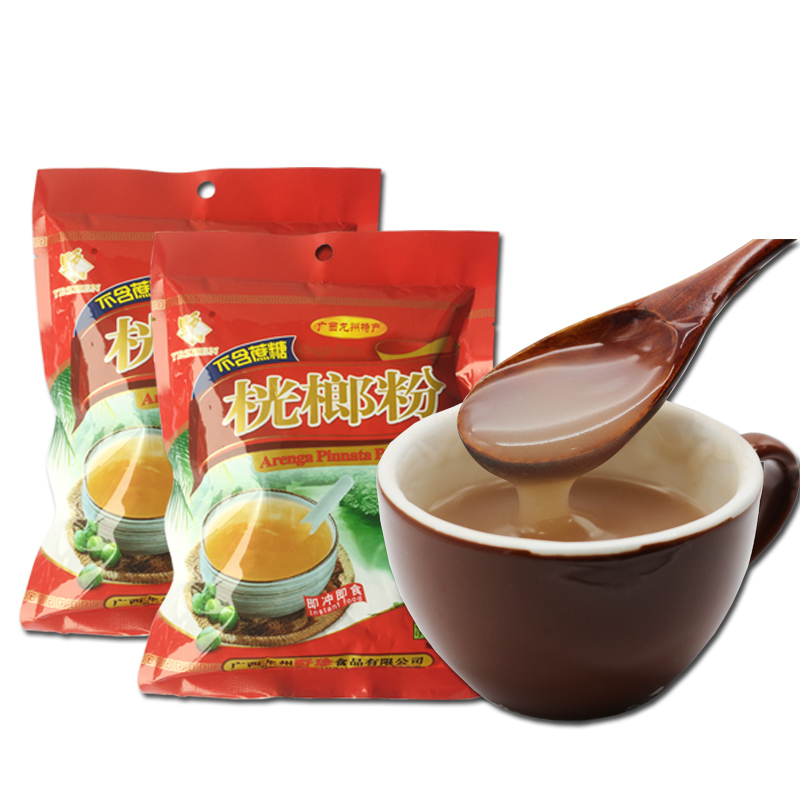 野瑧(yezhen)广西崇左龙州特产红桄榔粉500克x2袋 野瑧野珍纯桄榔粉