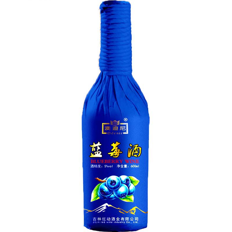 澳迪尼（odn）70年代老味道山楂酒/蓝莓酒/洋葱干红酒原汁水果酒红动 蓝莓酒1瓶装