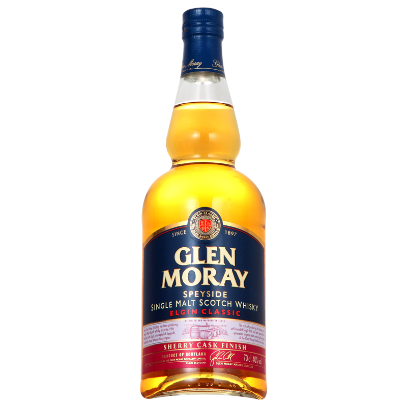 格兰莫雷（Glen Moray）洋酒 经典 雪梨桶 斯佩塞 单一麦芽 威士忌 700ml主图7