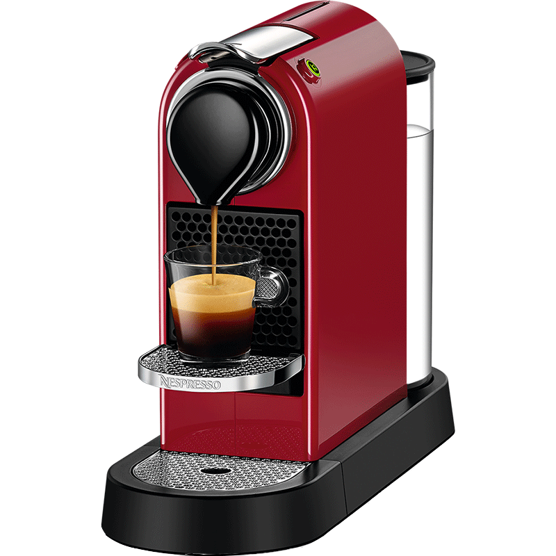 Nespresso 胶囊咖啡机 Citiz 意式全自动家用 办公室商用小型智能 C113红色+芮斯崔朵+阿佩奇欧+莉梵朵