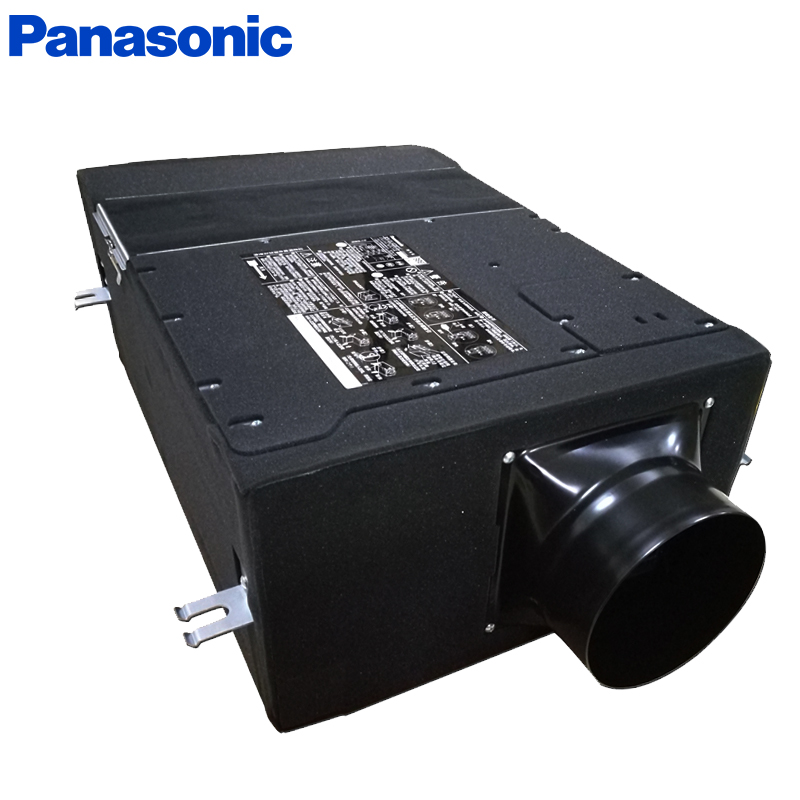 松下Panasonic新风系统单向管道进气风机PM2.5净化新风机家用新风机换气机【套餐含配件】FV-03NP1C风量500