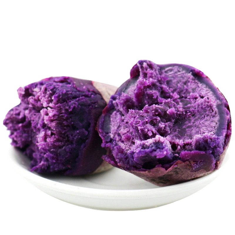鸢语广西 新鲜紫罗兰紫薯2.25kg 单果150克起 沙地紫薯 粉糯香甜
