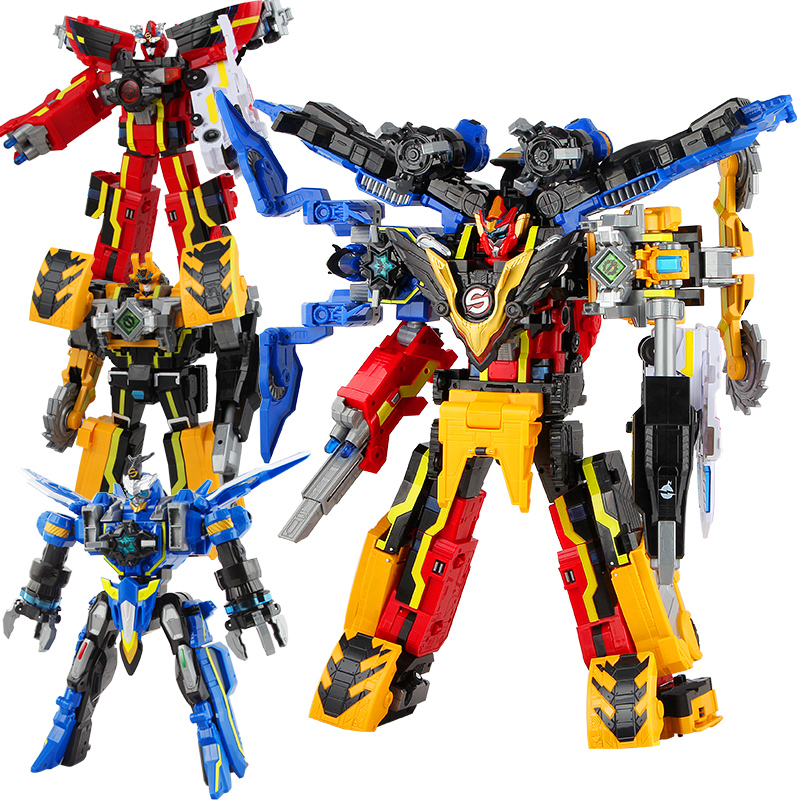 巨神战击队玩具超救创击王豪华合体