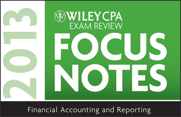 review 2013 focus notes, financial accounting and reporting