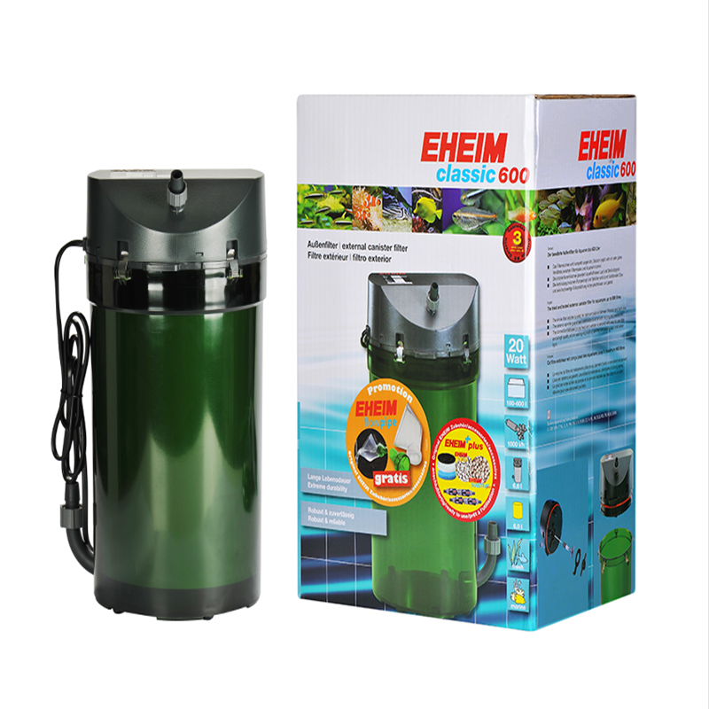 伊罕国际版过滤桶含滤材棉水族箱鱼缸过滤桶循环过滤器 国际版600