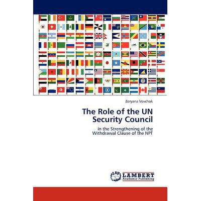预订 The Role of the Un Security Council