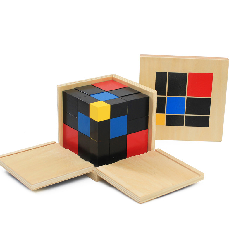 cansmarter蒙氏教具二项式三项式蒙特梭利幼儿园儿童感官数学玩具幼儿