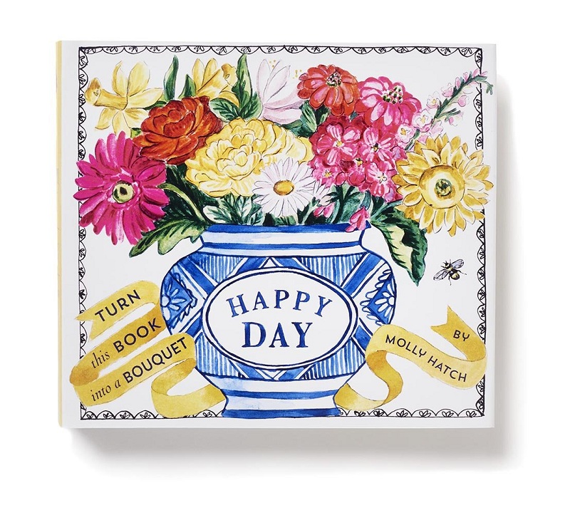 快乐的一天 立体书 英文原版 Happy Day A Bouquet in a Book
