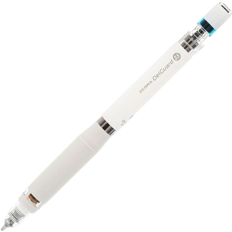 ZEBRA 斑马 防断芯自动铅笔 MA88 白色 0.5mm 单支装