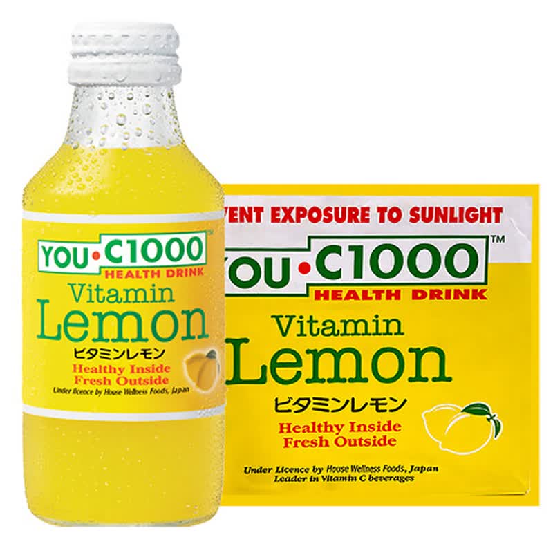 【整箱30瓶】印尼进口饮料YOU C1000含气柠檬味碳酸饮料you.c1000橙子味饮料含维C汽水 柠檬汁140ml*30瓶怎么样,好用不?