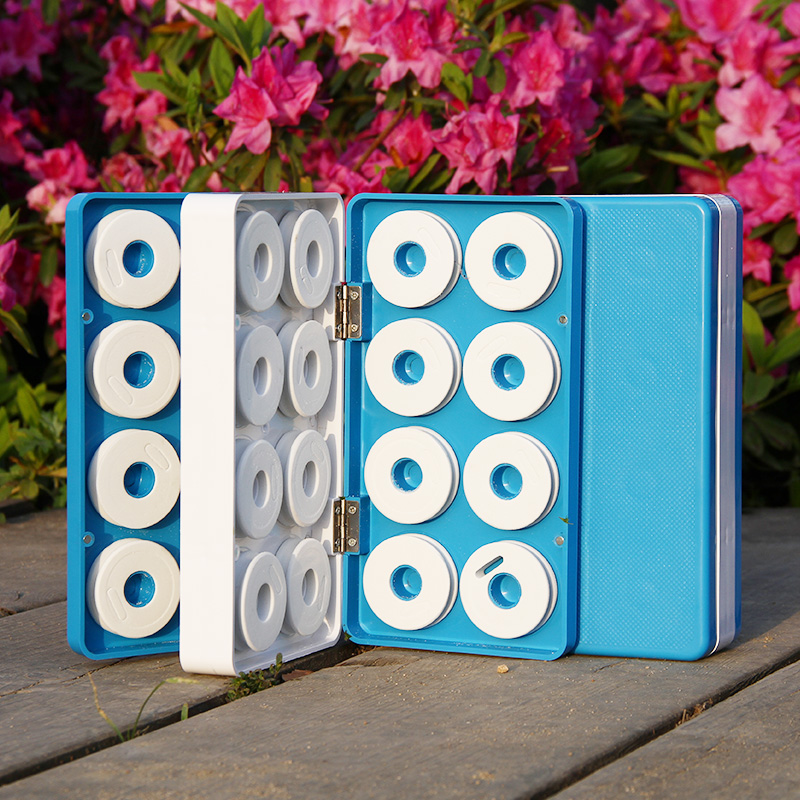 鱼龍吟 烟火透明主线盒鱼线盒钓鱼主线圈线组盒渔具垂钓用品配件盒子