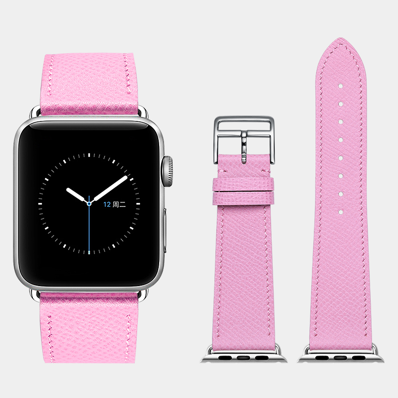 chimaera 适用于苹果手表表带爱马仕荔纹牛皮apple iwatch6/5/4/3代