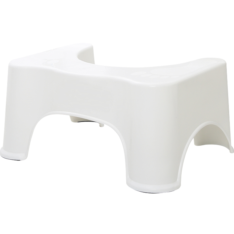 好尔(Hore)凳子马桶塑料凳垫脚凳 白色1个装