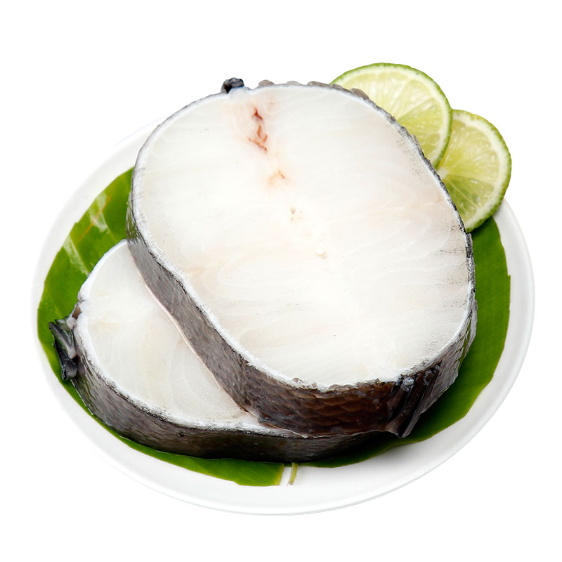 海鲜颂 鳕鱼 银鳕鱼 冷冻鳕鱼片 优选中段鱼片 海鲜水产 500g(中段2-3