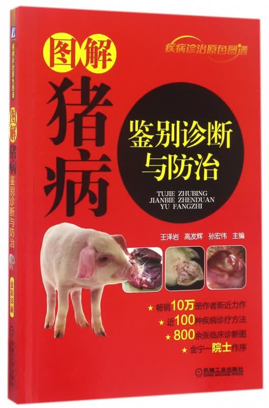 图解猪病鉴别诊断与防治(疾病诊治原色图谱) 猪病诊断与一本通 养猪书籍 新华书店正版