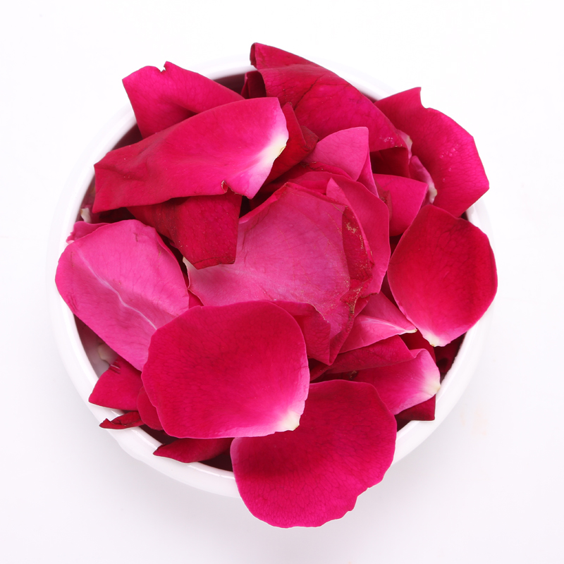 柴门庄园 【顺丰空运】云南新鲜滇红玫瑰食用玫瑰花瓣1000g