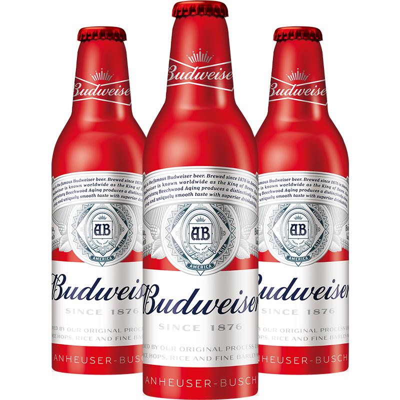 Budweiser 百威 经典醇正啤酒 355ml*24瓶 铝瓶