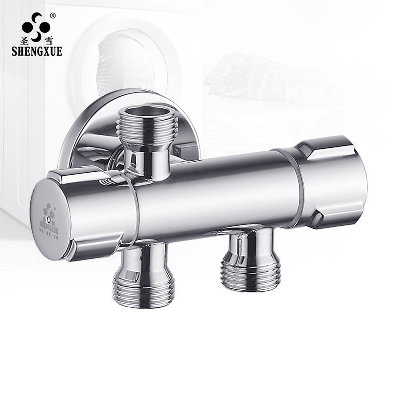 穆景天一进三出四通角阀多用双控一分三多功能洗碗机洗衣机水龙头