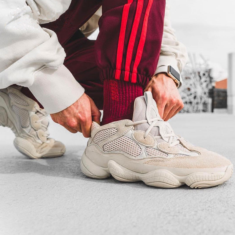 阿迪达斯(adidas)男女情侣鞋 yeezy 500 blush 侃爷椰子老爹鞋休闲