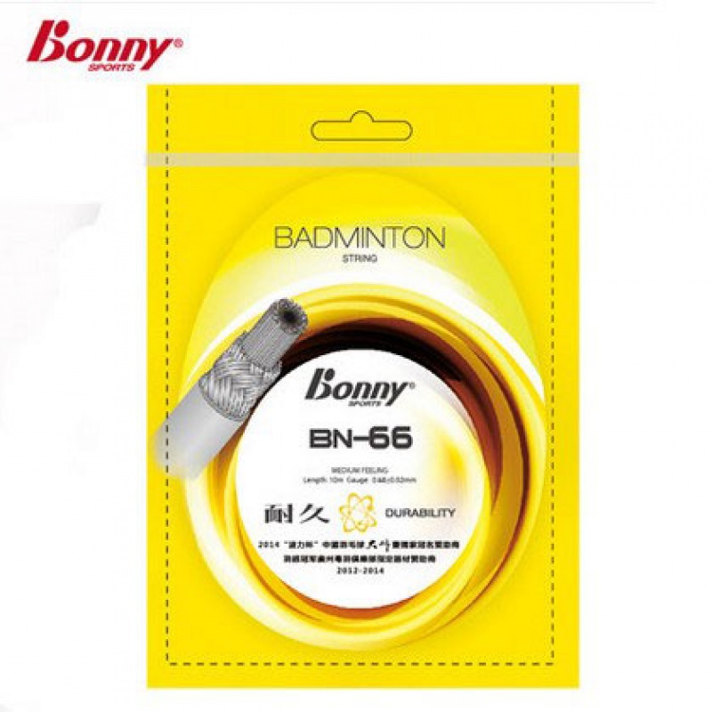 Bonny/波力羽毛球拍拍线BN-66 66power 9966 直径0.68mm BN-66
