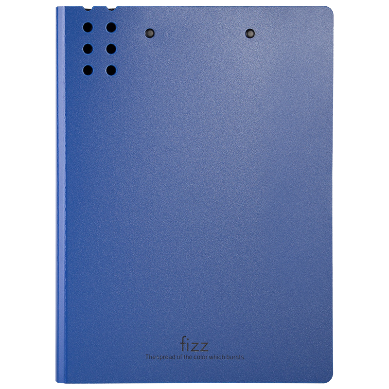 飛茲(fizz)加厚A4雙強(qiáng)力文件夾板/彩色檔案夾/資料夾/辦公用品 深藍(lán)A2386