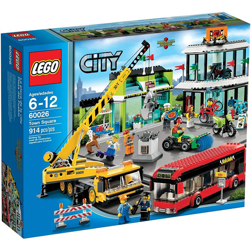 乐高 lego 60026 城市系列 城市广场new 2013