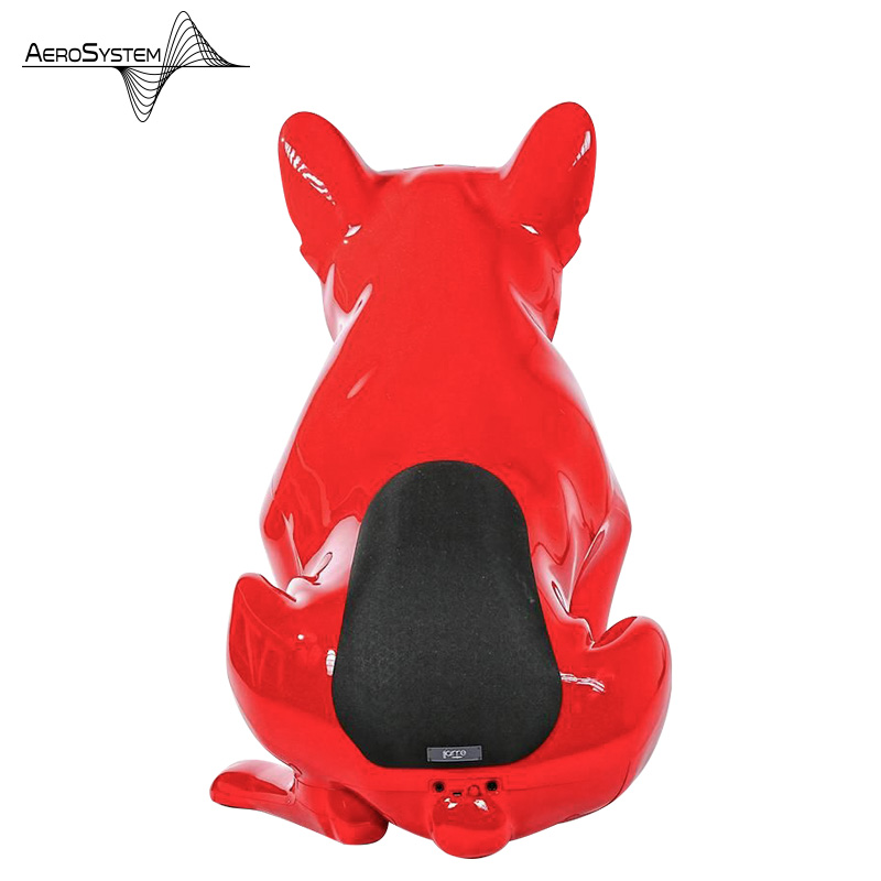 AERO SYSTEM法国官方斗牛犬无线蓝牙音响低音炮手机便携电脑桌面音箱音响（JARRE) AeroBull XS1斗牛犬音箱-红色