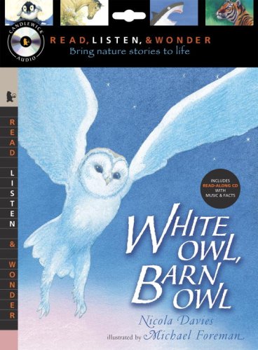 White Owl, Barn Owl with Audio, Peggable Read, 