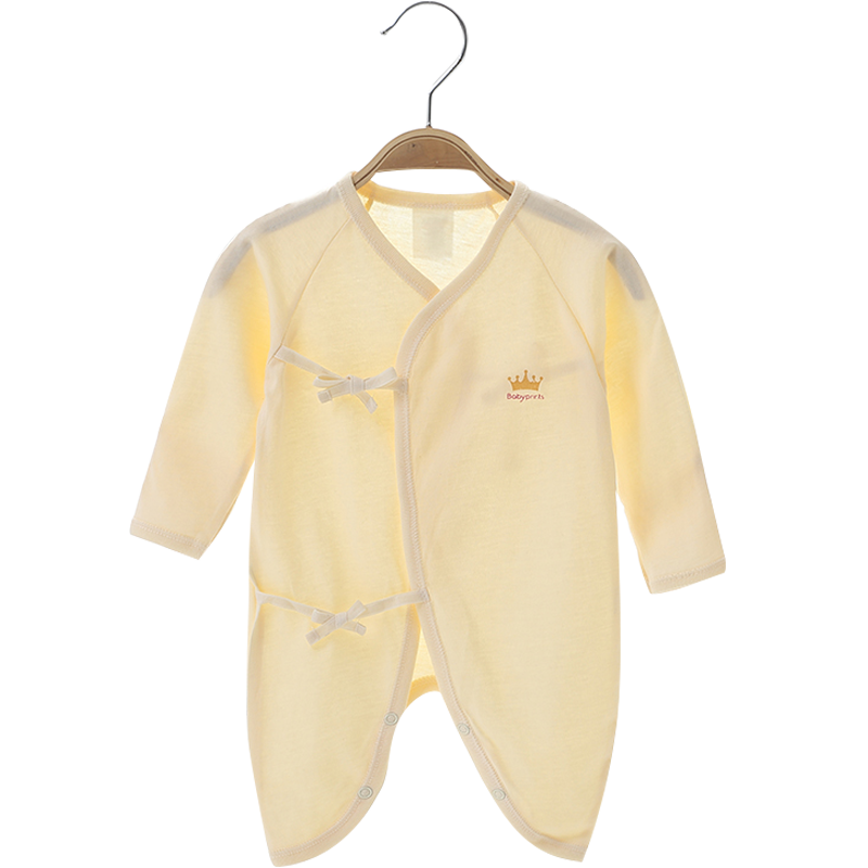 婴儿连体衣/爬服价格走势，Babyprints黄色蝴蝶哈衣优质纯棉适合性敏感肌肤